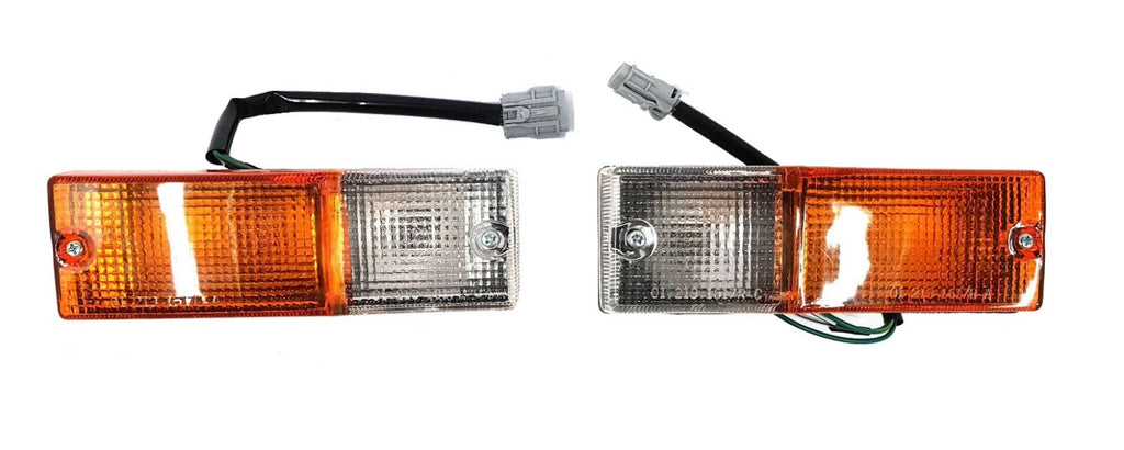 *NEW* BUMPER BAR BULLBAR INDICATOR BLINKER LIGHT LAMP ( 170mm x 55mm ) - PAIR