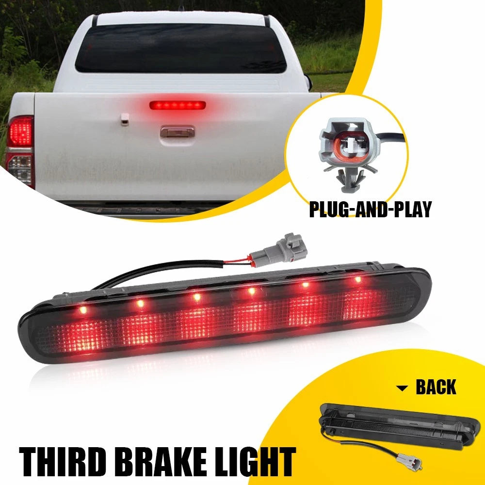 Red Smoked LED Tail Light Tailgate Brake Lamp For HILUX Vigo 05-14 81570-0K080 A