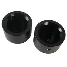 Load image into Gallery viewer, 2pcs Black Front Axle Nut Cover Cap Kit for Harley Sportster Softail Touring ST