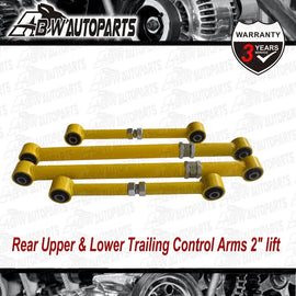 Rear Upper Lower Control Trailing Arms fit Toyota Landcruiser 80 105 Series Arms