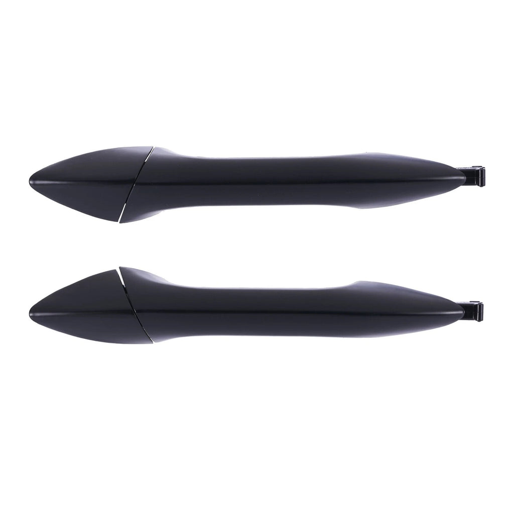 Door Handle Outer for Hyundai Elantra MD 11-15 Set of 2 Black REAR LEFT+RIGHT