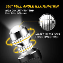 Load image into Gallery viewer, AUXITO 2X T20 7443 7440 LED WHITE RED AMBER BRAKE STOP TAIL LIGHT BULBS GLOBE AU