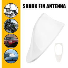 Load image into Gallery viewer, White Shark Fin Roof Antenna Aerial FM/AM Radio Signal Car Trim Universal Cover