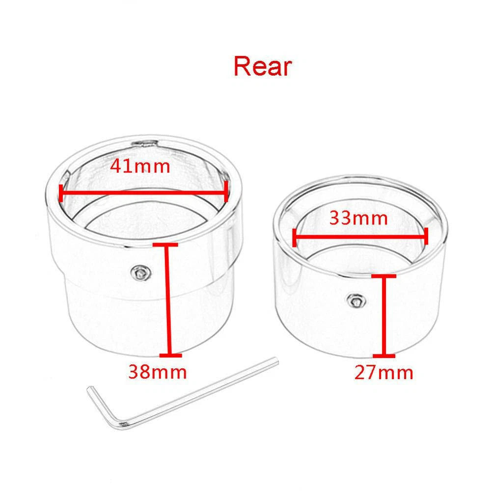 Chrome front rear axle nut cover cap for Harley Softail Dyna V Rod VRSCA