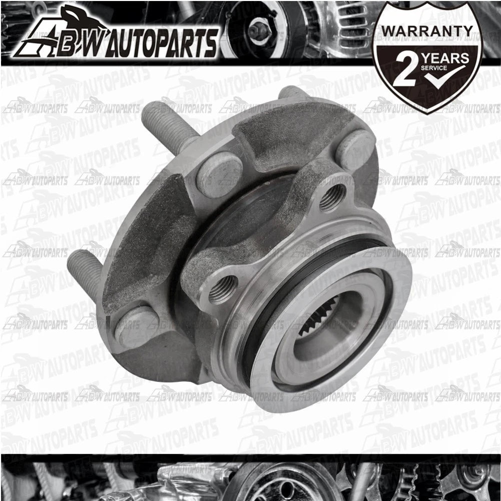 2x Front Left Right Hub Wheel Bearing Kit For X-Trail T31 2.5L 4WD ABS 2007-2014