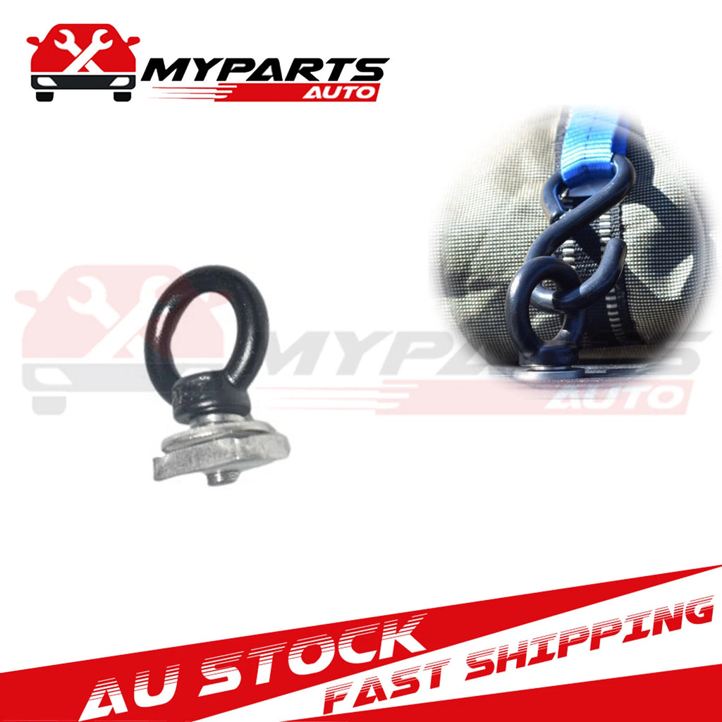 M10 Eye Bolt Tie Down Kit - Suits Rhino Rack Pioneer Stainless Steel Black 4/8