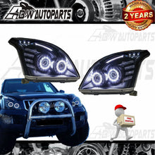 Load image into Gallery viewer, NEW For Toyota Prado 120 Series 02-09 LED Headlights Pair Front Lamp Angel Eye