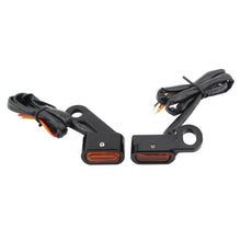 Load image into Gallery viewer, Black LED Turn Signal Indicator Running Light For Harley Sportster XL 883 1200 S