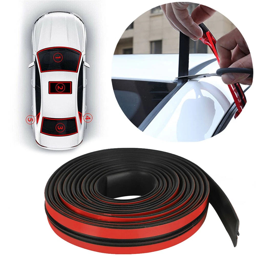 3M Car Windshield Sunroof Rear Roof Window Edge Strip Seal Protector Rubber T AU