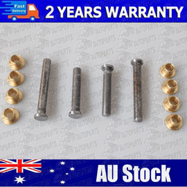 Door Hinge Pins & Brash Bush Bushing Repair Kit For Nissan GQ Y60 Patrol 88-97