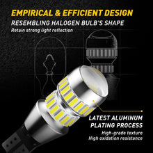 Load image into Gallery viewer, 2Pcs White 42 SMD 4014 LED T15 Car W16W Back Reverse Light Bulb 6000K 2600LM AU