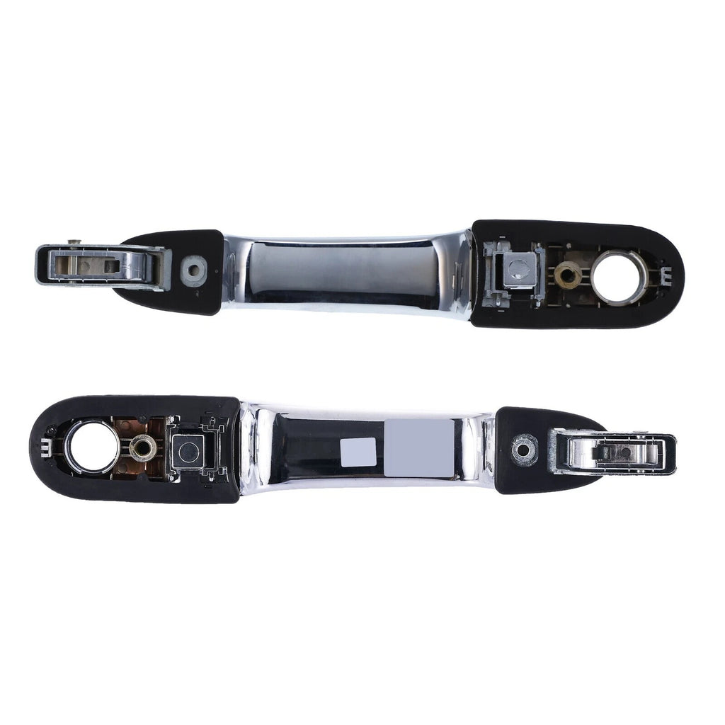 4pc FRONT REAR Left + Right Outer Door Handle Chrome for Hyundai Tucson JM 04-10