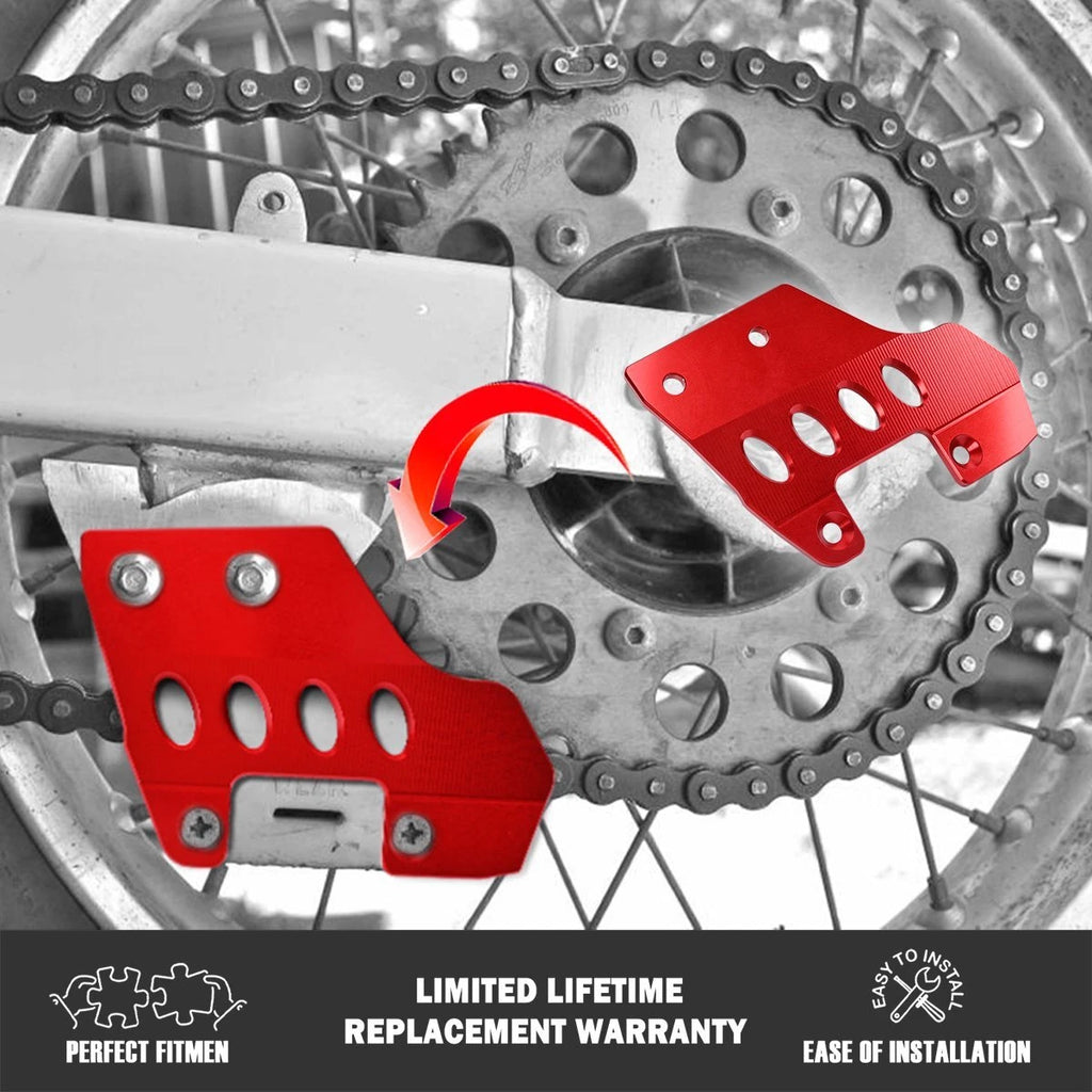For Honda XR650L 1993-2023 Chain Guide Strengthener Protector Guard Billet Red