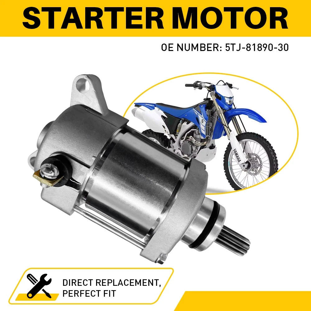 Starter Motor for Yamaha WR450F FW FY FZ FE 2007 2008 2009 2010 2012-15 2011 AU