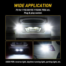 Load image into Gallery viewer, LED Light Bulb BA15S 1156 Brake Turn Reverse Stop Tail White Car Globe NEW AUS