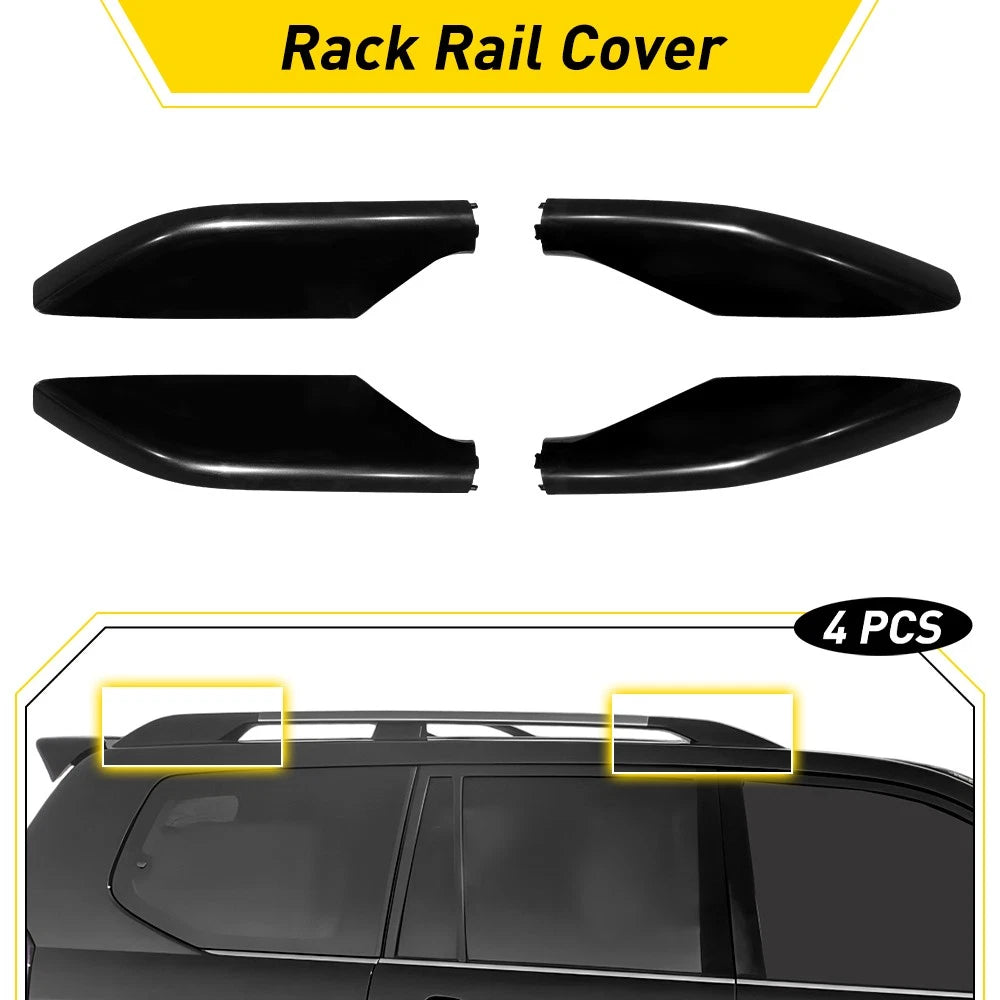 Roof Rack Cover Rail End Cap for for Toyota Land Cruiser Prado FJ120 2003-2009