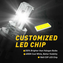 Load image into Gallery viewer, AUXITO Motorcycles 9003 H4 LED High Headlight Bulbs Low Beam Fanless 3000LM 1PCS