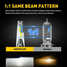 Load image into Gallery viewer, 2-10x 700%+ Bright LED H4 Headlight Conversion Globes Kit Bulb Hi Car Low Beam