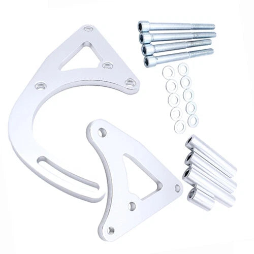 Right Side Low Mount Billet Aluminum Alternator Bracket Kit Holden 304 308 253