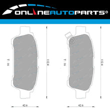 Load image into Gallery viewer, Rear Disc Brake Pads Set for Toyota Tarago ACR30 4cyl 2.4L 2AZ-FE 2000~2006 Van