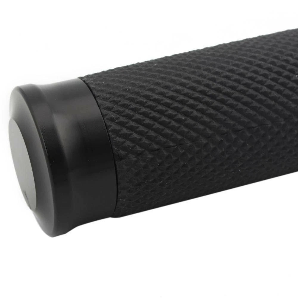 1" 25mm Black Handlebar Hand Grips For Harley For Fatboy Sportster Dyna Softail