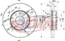 Load image into Gallery viewer, Front Brake Disc Rotors and Bendix Brake Pads set for Mazda 6 GY 02-08
