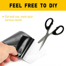 Load image into Gallery viewer, 7D High Black Gloss Carbon Fibre Fiber Vinyl Car Bubble Wrap Air Release Film AU