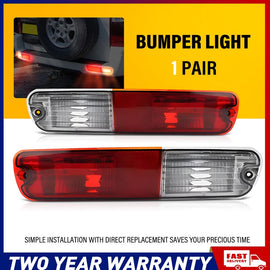 2PCS For Mitsubishi Pajero NP 2002-2006 LH RH Rear Bumper Bar Lamp Tail Light