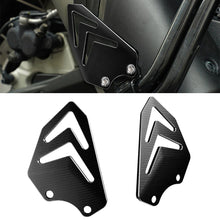 Load image into Gallery viewer, 2X CNC Billet Aluminum Passenger Heel Guards Matt For Ducati DesertX 2022+ Black