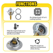 Load image into Gallery viewer, 2x Thermostat With 2 O-ring Seal for Mercedes C-Class W203 W204 CL203 W211 R171