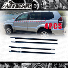 Load image into Gallery viewer, 4 x Outer Door Weather Window Rubber Seal FOR Toyota Landcruiser Prado120 Series