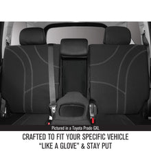 Load image into Gallery viewer, Sperling Getaway Neoprene Rear Black - Silver Stitch Seat Covers Suits Outbac...
