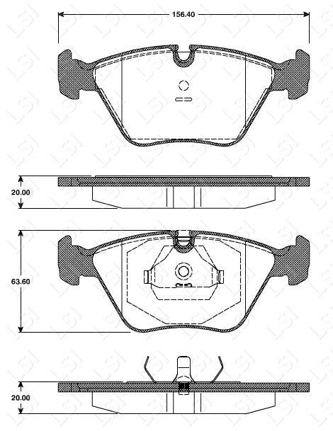 Genuine Roadhouse European Brake Pads Front [ 0270 00 ] DB1131