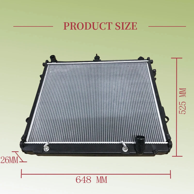 For Toyota Land Cruiser 2008-2019 VDJ200 SERIES AUTO / MANUAL RADIATOR W/ CAP