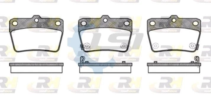 Rear Brake Pads and Disc Rotors for Toyota RAV4 ACA20 ACA21 ACA22 ACA23 00-06