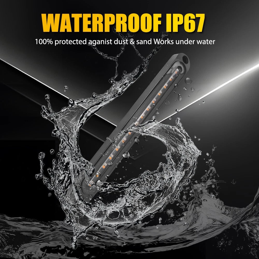 4X 15 LED Waterproof 3IN1 Stop Brake Tail Lights Trailer light Boat Truck Lamp Z