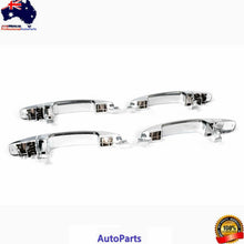 Load image into Gallery viewer, FULL CHROME Set of 4 Pcs Outer Door Handles For Ford Falcon FPV FG FG-X Sedan