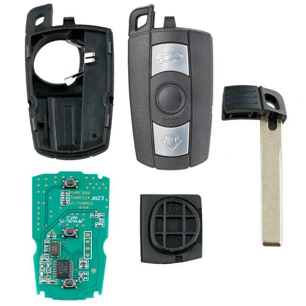 Car Remote Smart Key 868MHz with Chip fit for BMW 1/3/5/7 Series CAS3 X5 X6 Z4 S