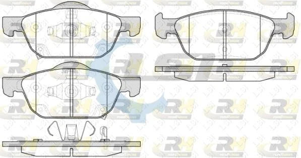 Front Bendix Brake Pads and Disc Rotors set for Honda Civic FK2 12-18 R18ZA Auto