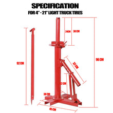 Load image into Gallery viewer, Tyre Changer Tire Changer Bead Breaker Car Van Motorcycle Manual Tool 4"-21" AU