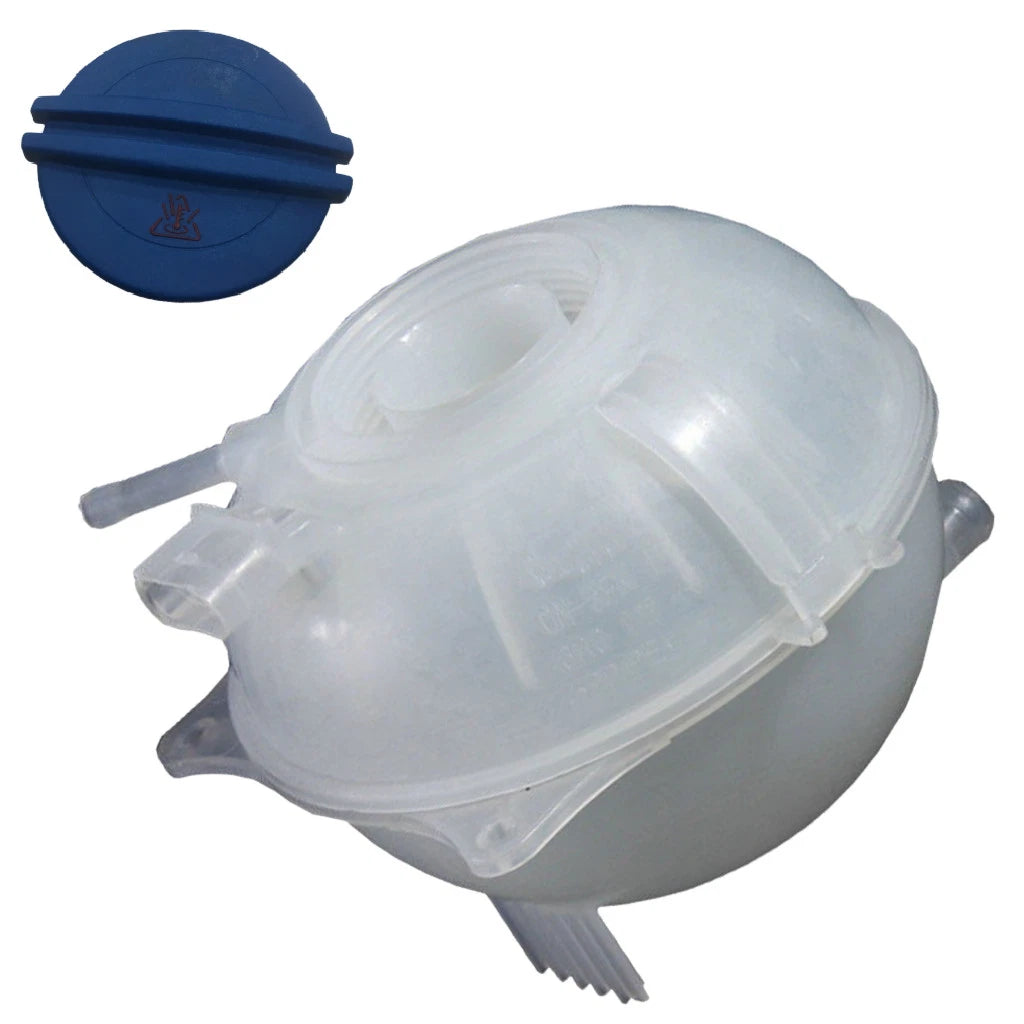 Coolant Expansion Overflow Bottle With Cap for Audi A1 8X 11-19, VW Polo 02-18