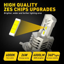 Load image into Gallery viewer, H4 9003 26w 6000lm led Motorcycles headlight kit lamp bulbs globes high low AU
