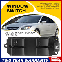 Load image into Gallery viewer, BP1E66350 Master Power Window Control Switch For Mazda 3 BK 2004-2009 4 Buttons
