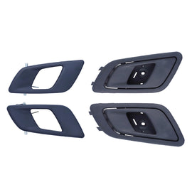 4 Front & Rear Left + Right Door Handle Inner Black for Ford Ranger & Mazda BT50