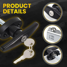 Load image into Gallery viewer, 4PCS Metal, Keyed Locking for Ute Heavy-Duty Rear Fixing Canopy T-Lock Handle