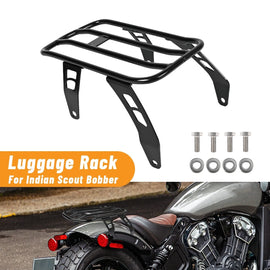 Motorcycle Rear Luggage Rack Black For Indian Scout Bobber Twenty Sixty 2018+ S