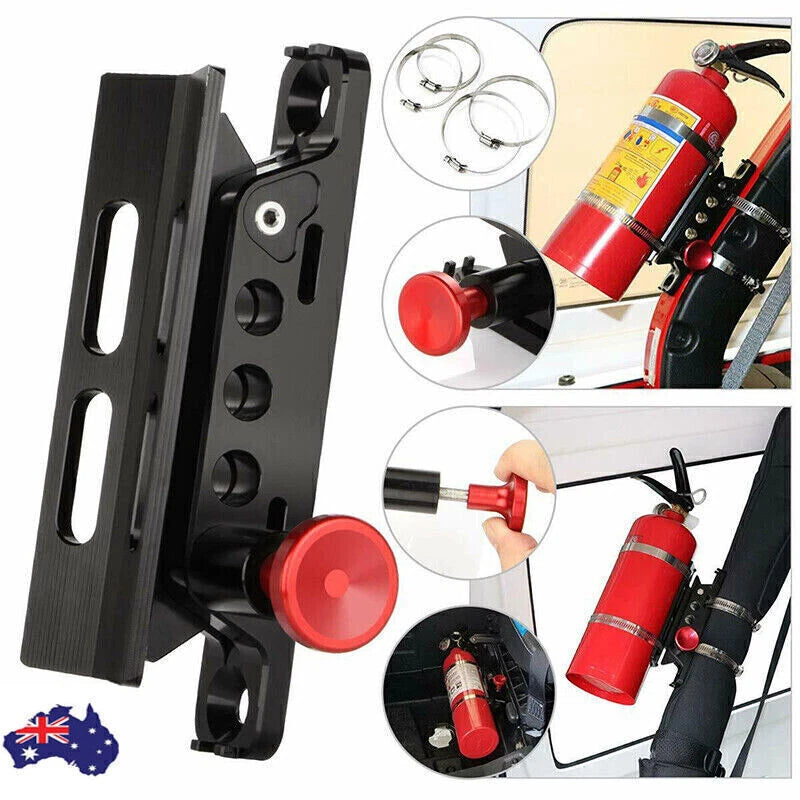 Aluminum Car Adjustable Fire Extinguisher Mount Bracket for Polaris Can Am UTV A