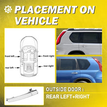 Load image into Gallery viewer, 1-10X Outer Door Handle Rear LH or RH for Nissan X-Trail T31 1 2 2010-13 Chrome