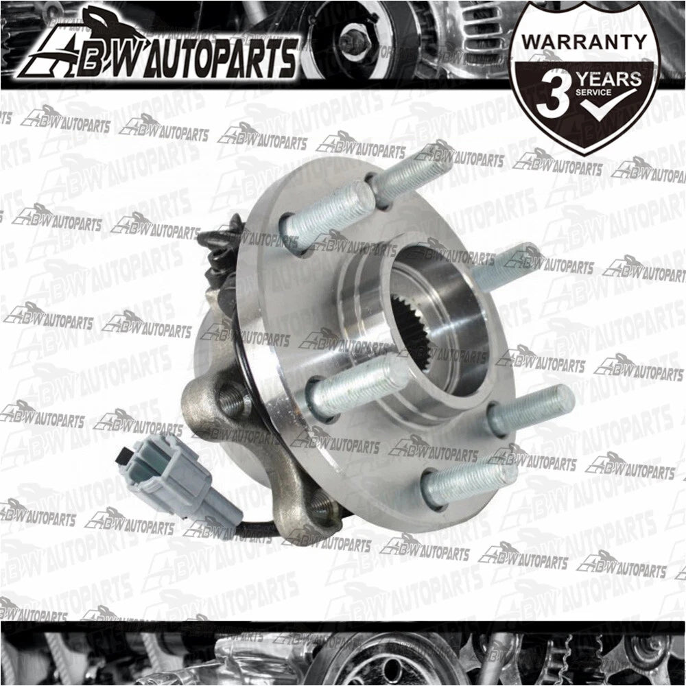 FOR NISSAN NAVARA D40 YD25 4X4 PATHFINDER R51 2 FRONT WHEEL BEARING HUB HUBS