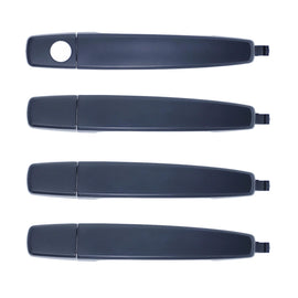 Black Outer Door Handles Front+Rear 4pcs for Holden Barina 11-18, Cruze 09-16